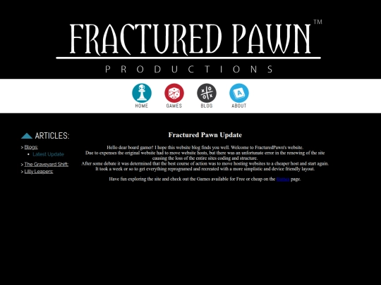 blog screenshot