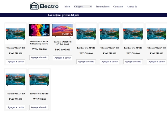 televisores screenshot