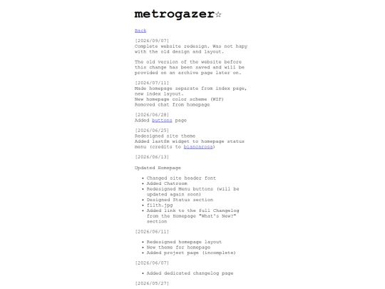 changelog screenshot