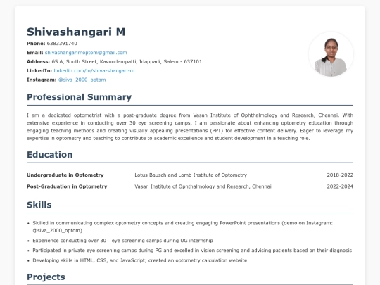resume/resume screenshot