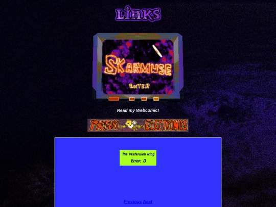 home/links screenshot