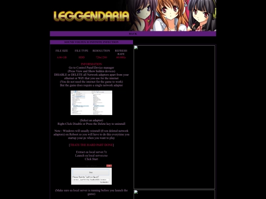 leggendaria.altervista.org/Soundvoltexiiinfiniteinfection screenshot
