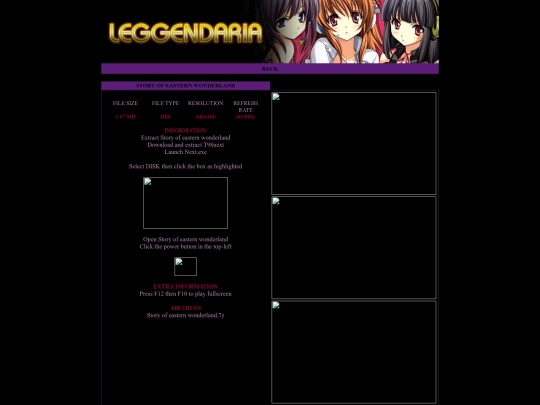 leggendaria.altervista.org/Storyofeasternwonderland screenshot
