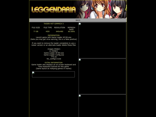 leggendaria.altervista.org/Taisenhotgimmick5 screenshot