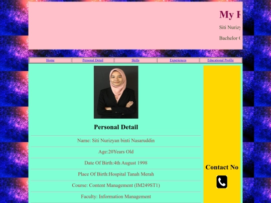 profile screenshot