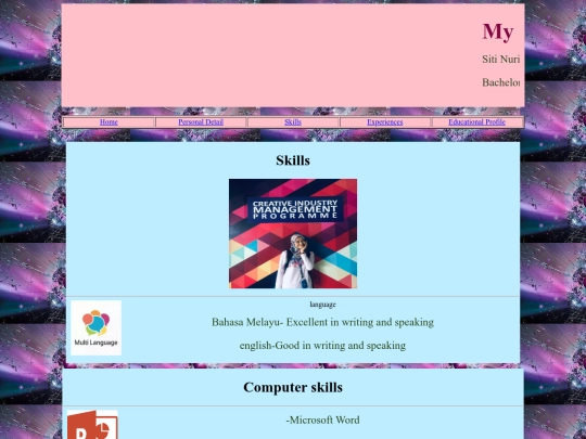 skills screenshot