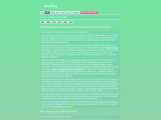 blog screenshot