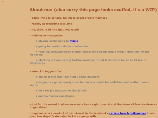 about-me screenshot