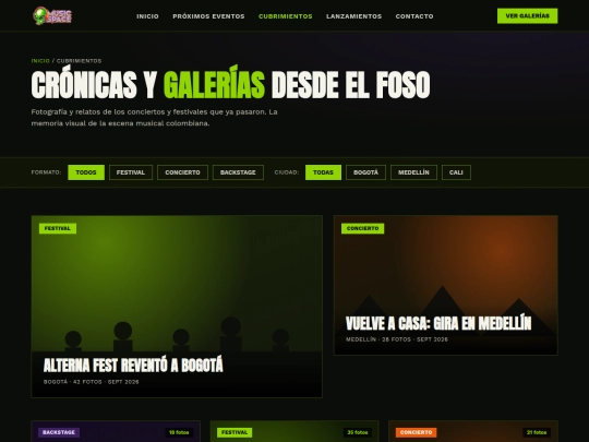 cubrimientos screenshot