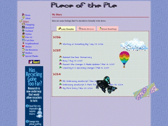 blog screenshot