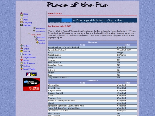 bookshelf/game_library screenshot