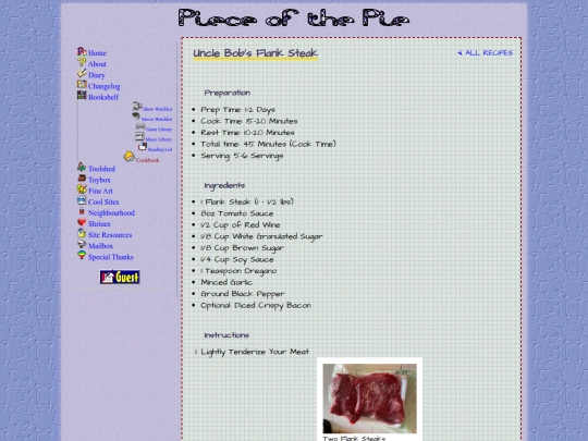 bookshelf/recipes/uncles_steak screenshot
