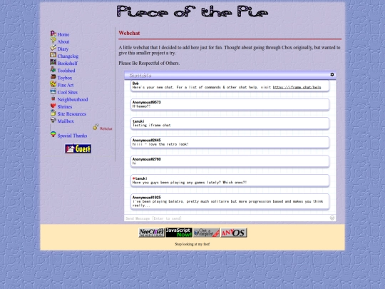 chat screenshot