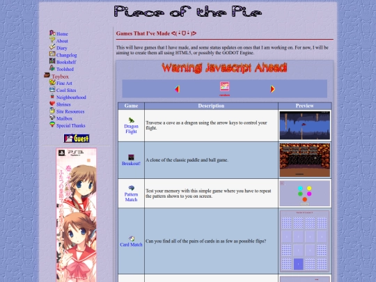 games screenshot