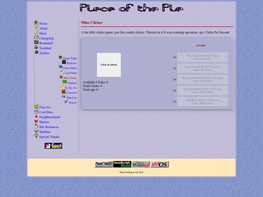 games/mine_clicker/mine_clicker screenshot