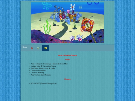 shrines/spongebob/changelog screenshot