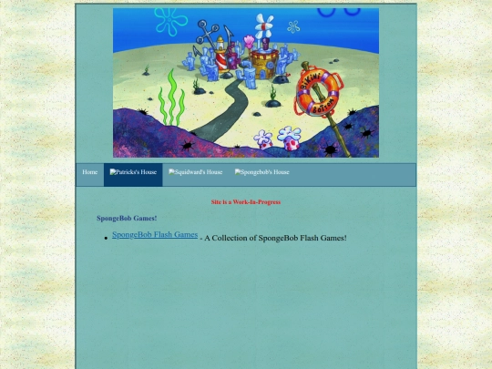 shrines/spongebob/games screenshot