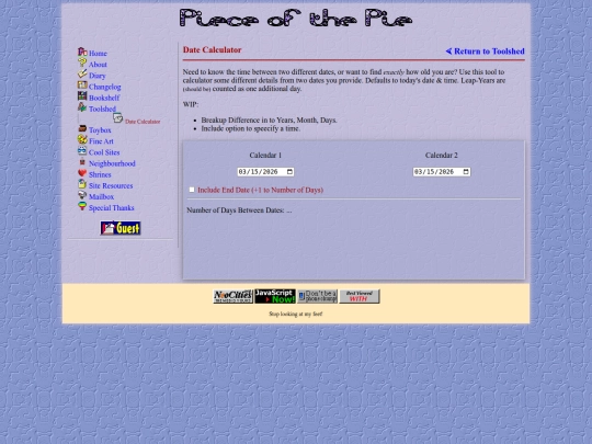 tools/date_calc screenshot