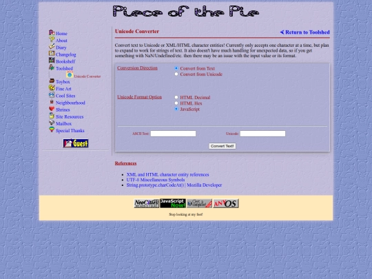 tools/unicode_converter screenshot