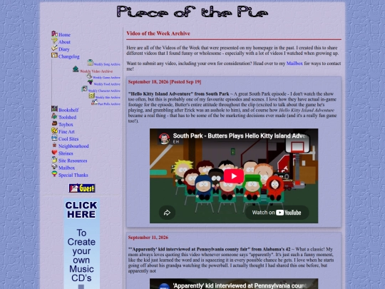 weekly_videos screenshot