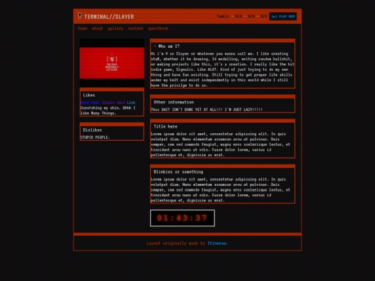 index screenshot