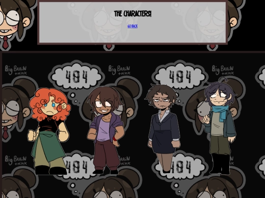 Characters screenshot