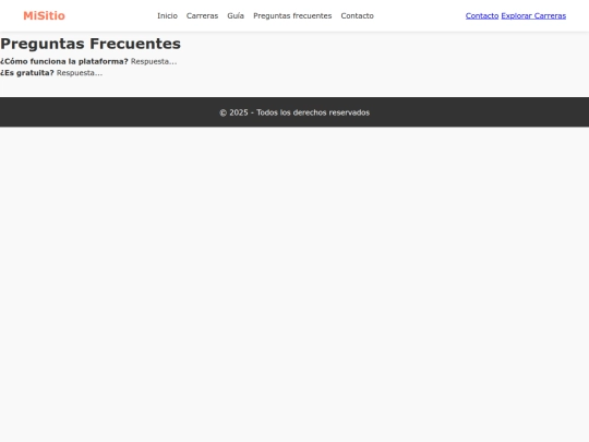 faq screenshot