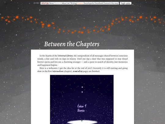 comics/between-the-chapters screenshot