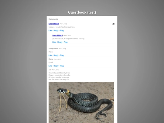 scraps/guestbook-test screenshot