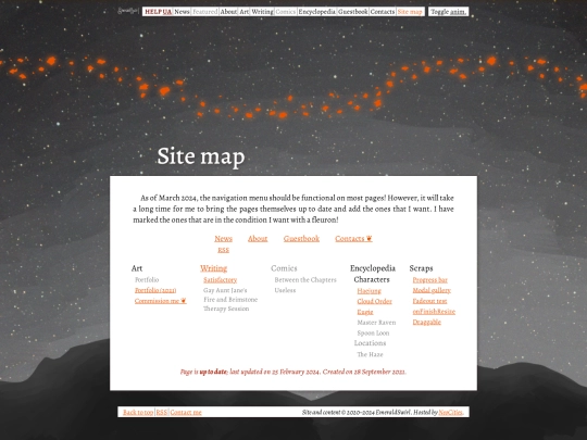 sitemap screenshot