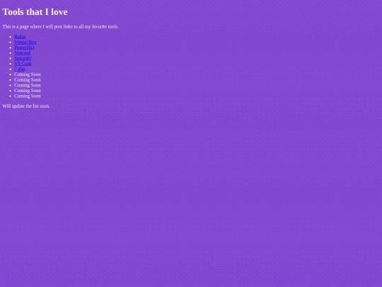 tools screenshot