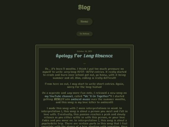 blog screenshot