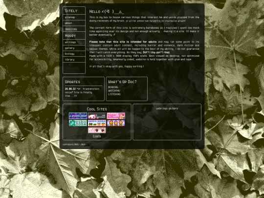 index screenshot