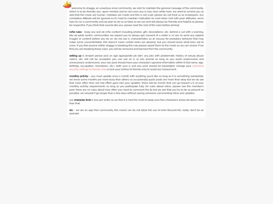 rules screenshot