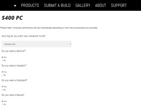 products/$400 screenshot
