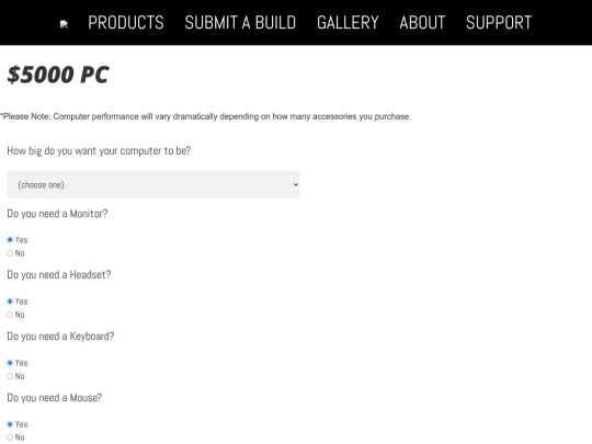 products/$5000 screenshot
