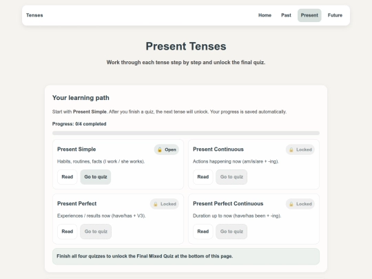 present screenshot