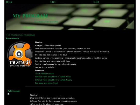 The prtection page screenshot