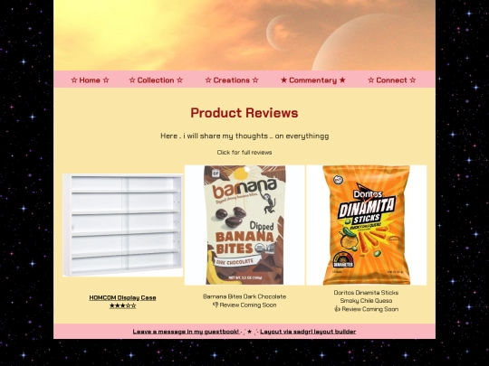 pages/commentary/product-reviews screenshot