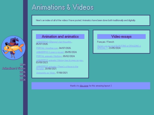 my art/animations screenshot