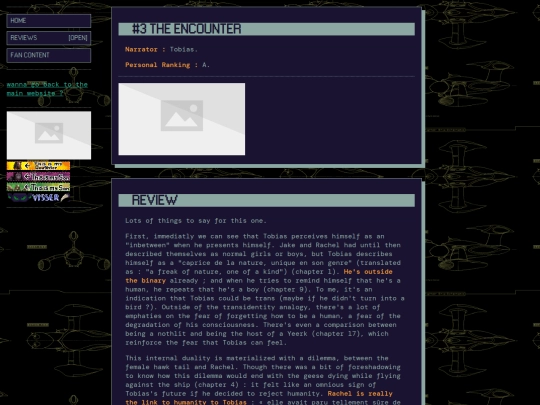 my writing/animorphs page/animorphs reviews/3_the_encounter screenshot