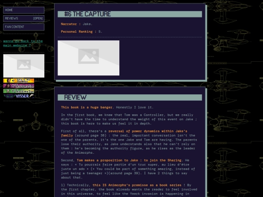 my writing/animorphs page/animorphs reviews/6_The_capture screenshot