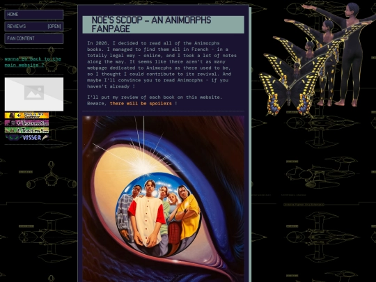 my writing/animorphs page/noe_scoop screenshot