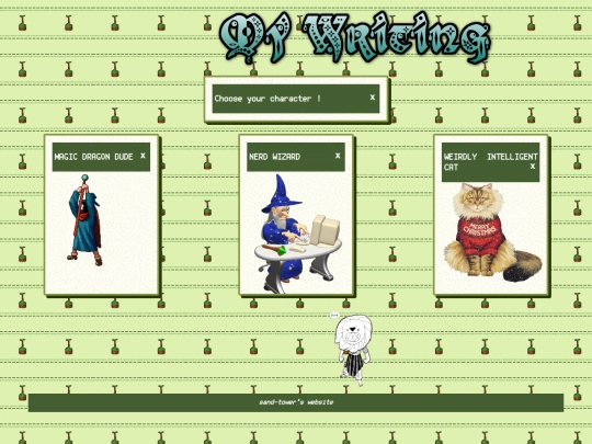 my writing/mywriting screenshot