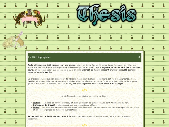 my writing/thesis/FRbibliographie screenshot