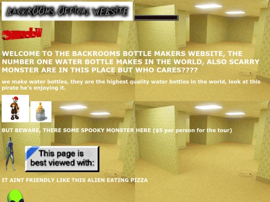 backrooms screenshot