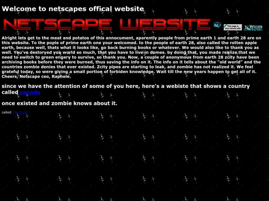 netscape screenshot