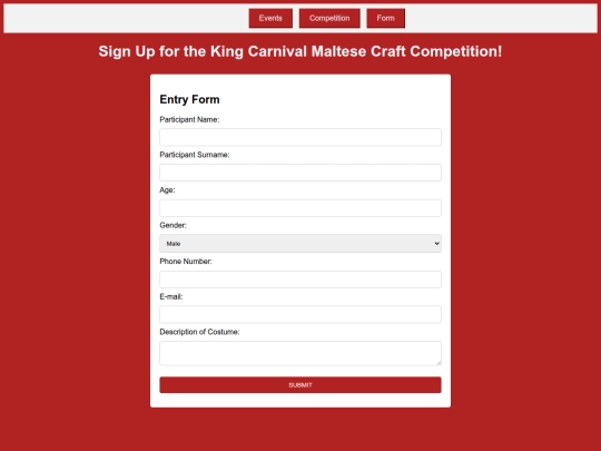 form screenshot