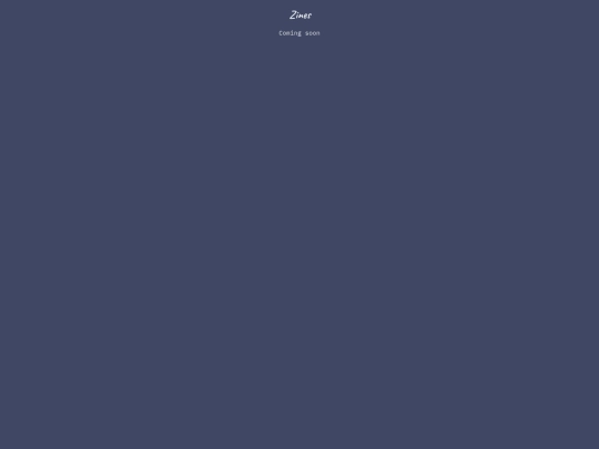 zines screenshot