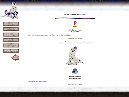 clothes-accessories screenshot